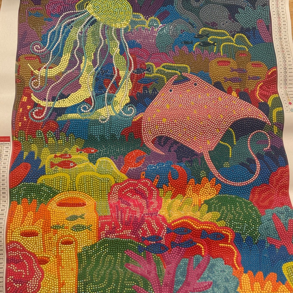 Colorful Underwater Scene Wall Art